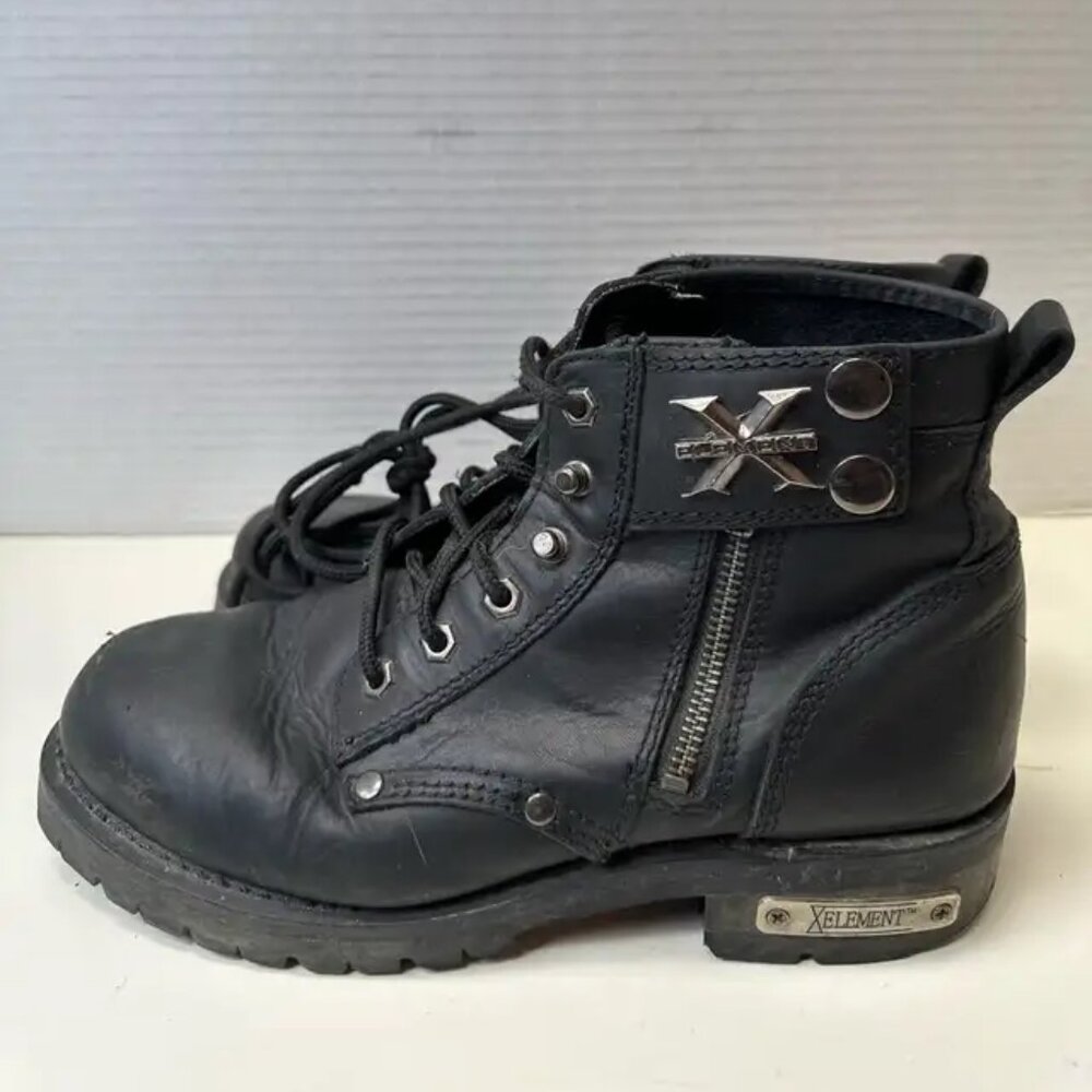 Xelement Leather Boots Size 9